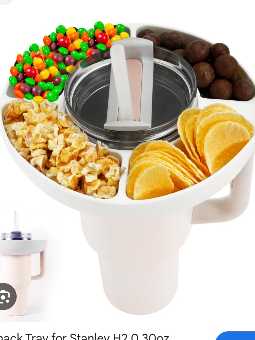 Snack Tray For Tumblers